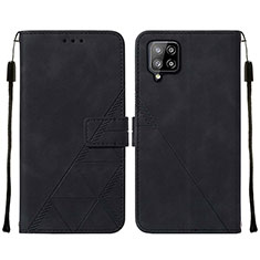 Custodia Portafoglio In Pelle Cover con Supporto Y01B per Samsung Galaxy A42 5G Nero