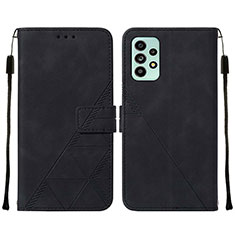 Custodia Portafoglio In Pelle Cover con Supporto Y01B per Samsung Galaxy A53 5G Nero