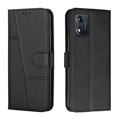 Custodia Portafoglio In Pelle Cover con Supporto Y01X per Motorola Moto E13 Nero