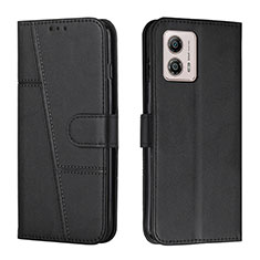 Custodia Portafoglio In Pelle Cover con Supporto Y01X per Motorola Moto G53y 5G Nero