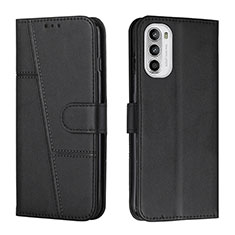 Custodia Portafoglio In Pelle Cover con Supporto Y01X per Motorola Moto G82 5G Nero