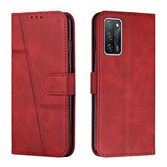 Custodia Portafoglio In Pelle Cover con Supporto Y01X per Oppo A53s 5G Rosso