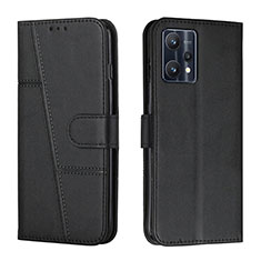 Custodia Portafoglio In Pelle Cover con Supporto Y01X per Realme 9 4G Nero