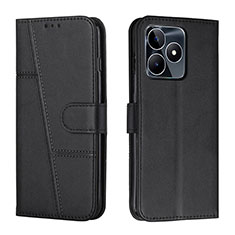 Custodia Portafoglio In Pelle Cover con Supporto Y01X per Realme C67 Nero