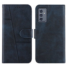 Custodia Portafoglio In Pelle Cover con Supporto Y01X per Samsung Galaxy A15 4G Blu