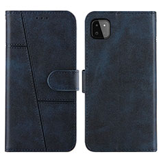 Custodia Portafoglio In Pelle Cover con Supporto Y01X per Samsung Galaxy A22s 5G Blu