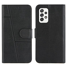 Custodia Portafoglio In Pelle Cover con Supporto Y01X per Samsung Galaxy A52 4G Nero