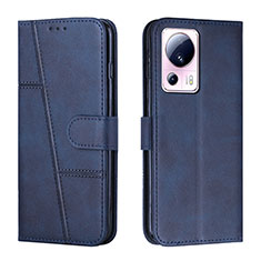 Custodia Portafoglio In Pelle Cover con Supporto Y01X per Xiaomi Mi 12 Lite NE 5G Blu