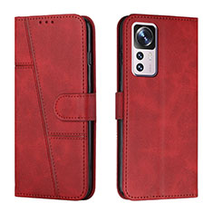 Custodia Portafoglio In Pelle Cover con Supporto Y01X per Xiaomi Mi 12T 5G Rosso