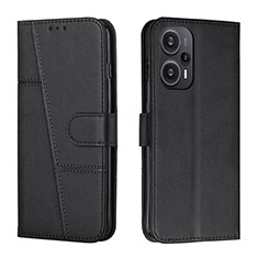 Custodia Portafoglio In Pelle Cover con Supporto Y01X per Xiaomi Poco F5 5G Nero