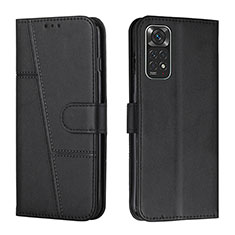 Custodia Portafoglio In Pelle Cover con Supporto Y01X per Xiaomi Redmi Note 11 4G (2022) Nero