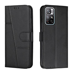 Custodia Portafoglio In Pelle Cover con Supporto Y01X per Xiaomi Redmi Note 11 5G Nero