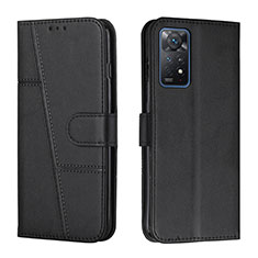 Custodia Portafoglio In Pelle Cover con Supporto Y01X per Xiaomi Redmi Note 11 Pro 5G Nero