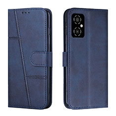 Custodia Portafoglio In Pelle Cover con Supporto Y01X per Xiaomi Redmi Note 11R 5G Blu