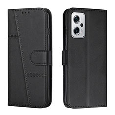 Custodia Portafoglio In Pelle Cover con Supporto Y01X per Xiaomi Redmi Note 11T Pro 5G Nero