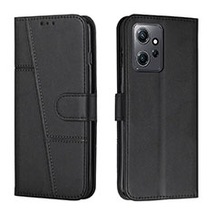 Custodia Portafoglio In Pelle Cover con Supporto Y01X per Xiaomi Redmi Note 12 4G Nero