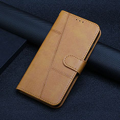 Custodia Portafoglio In Pelle Cover con Supporto Y01X per Xiaomi Redmi Note 12 Pro Speed 5G Marrone Chiaro