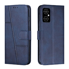 Custodia Portafoglio In Pelle Cover con Supporto Y01X per Xiaomi Redmi Note 12R Pro 5G Blu