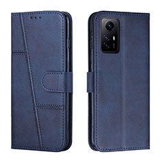 Custodia Portafoglio In Pelle Cover con Supporto Y01X per Xiaomi Redmi Note 12S Blu