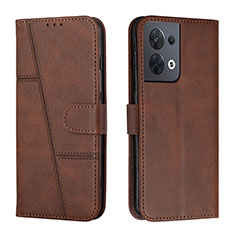 Custodia Portafoglio In Pelle Cover con Supporto Y01X per Xiaomi Redmi Note 13 5G Marrone