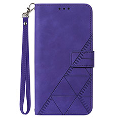 Custodia Portafoglio In Pelle Cover con Supporto Y02B per Google Pixel 8 5G Viola