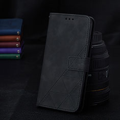 Custodia Portafoglio In Pelle Cover con Supporto Y02B per Samsung Galaxy A11 Nero