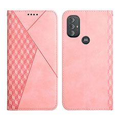 Custodia Portafoglio In Pelle Cover con Supporto Y02X per Motorola Moto G Play (2023) Oro Rosa