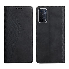 Custodia Portafoglio In Pelle Cover con Supporto Y02X per Oppo A54 5G Nero