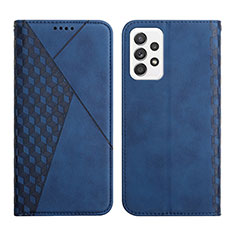 Custodia Portafoglio In Pelle Cover con Supporto Y02X per Samsung Galaxy A23 4G Blu