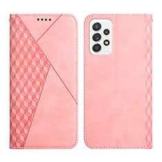 Custodia Portafoglio In Pelle Cover con Supporto Y02X per Samsung Galaxy A23 4G Oro Rosa