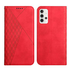 Custodia Portafoglio In Pelle Cover con Supporto Y02X per Samsung Galaxy A32 4G Rosso