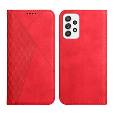 Custodia Portafoglio In Pelle Cover con Supporto Y02X per Samsung Galaxy A33 5G Rosso