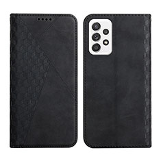 Custodia Portafoglio In Pelle Cover con Supporto Y02X per Samsung Galaxy A52s 5G Nero