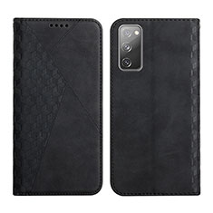 Custodia Portafoglio In Pelle Cover con Supporto Y02X per Samsung Galaxy S20 FE 5G Nero