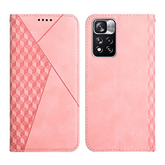 Custodia Portafoglio In Pelle Cover con Supporto Y02X per Xiaomi Mi 11i 5G (2022) Oro Rosa