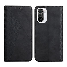 Custodia Portafoglio In Pelle Cover con Supporto Y02X per Xiaomi Mi 11i 5G Nero