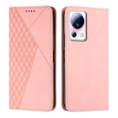 Custodia Portafoglio In Pelle Cover con Supporto Y02X per Xiaomi Mi 12 Lite NE 5G Oro Rosa