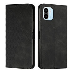 Custodia Portafoglio In Pelle Cover con Supporto Y02X per Xiaomi Poco C50 Nero