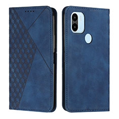 Custodia Portafoglio In Pelle Cover con Supporto Y02X per Xiaomi Redmi A1 Plus Blu