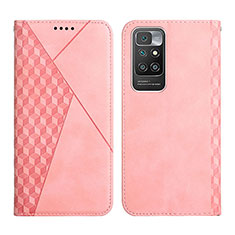 Custodia Portafoglio In Pelle Cover con Supporto Y02X per Xiaomi Redmi Note 11 4G (2021) Oro Rosa