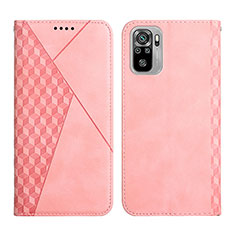 Custodia Portafoglio In Pelle Cover con Supporto Y02X per Xiaomi Redmi Note 11 SE India 4G Oro Rosa