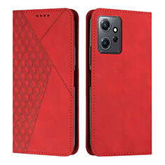 Custodia Portafoglio In Pelle Cover con Supporto Y02X per Xiaomi Redmi Note 12 4G Rosso