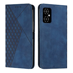 Custodia Portafoglio In Pelle Cover con Supporto Y02X per Xiaomi Redmi Note 12R Pro 5G Blu