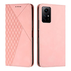 Custodia Portafoglio In Pelle Cover con Supporto Y02X per Xiaomi Redmi Note 12S Oro Rosa