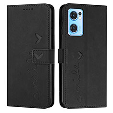 Custodia Portafoglio In Pelle Cover con Supporto Y03X per OnePlus Nord CE 2 5G Nero