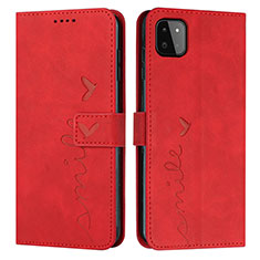 Custodia Portafoglio In Pelle Cover con Supporto Y03X per Samsung Galaxy A22s 5G Rosso