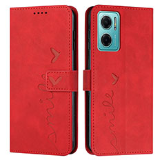 Custodia Portafoglio In Pelle Cover con Supporto Y03X per Xiaomi Redmi 10 5G Rosso