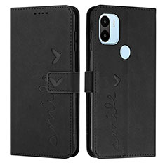 Custodia Portafoglio In Pelle Cover con Supporto Y03X per Xiaomi Redmi A1 Plus Nero