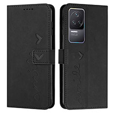 Custodia Portafoglio In Pelle Cover con Supporto Y03X per Xiaomi Redmi K50 5G Nero