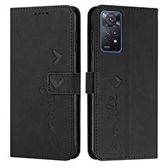 Custodia Portafoglio In Pelle Cover con Supporto Y03X per Xiaomi Redmi Note 11 Pro 4G Nero